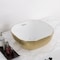 Whitehaus Sqr Above Mount Basin W/ An Embossed Exterior, Interior, And Center Drai WH71301-F25 - alternate 2